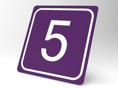 Placuta violet de siguranta 5